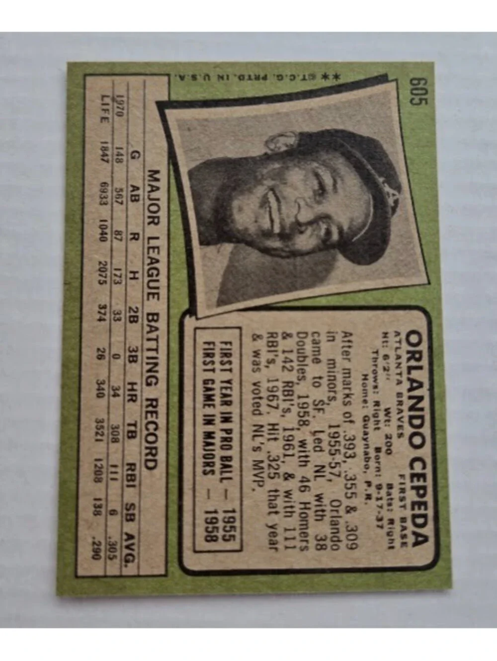 N/A 1971 topps